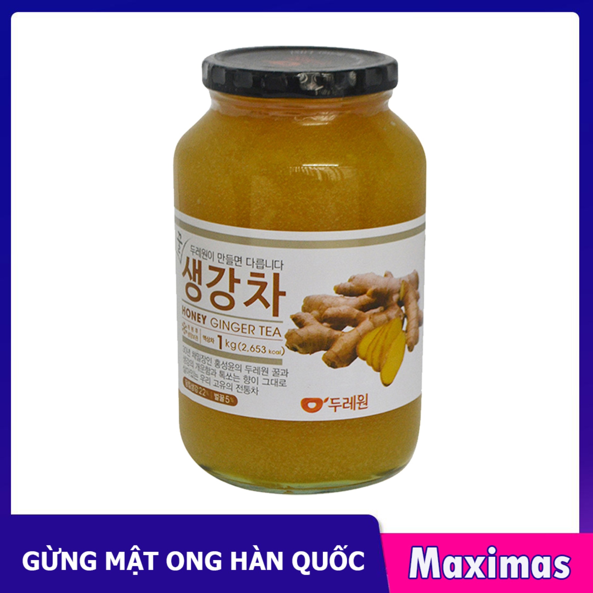 Trà Gừng Mật ong Hàn Quốc 1kg Thức uống Hàn Quốc Maximas - Ăn vặt Hàn Quốc