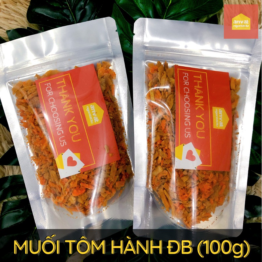 Muối tôm hành phi độc quyền cuốn bánh tráng ăn vặt siêu nghiện