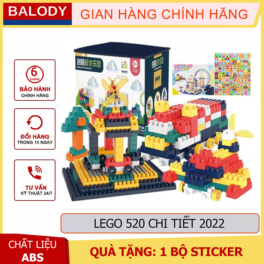 Bộ lego láp ráp xếp hình siêu trí tuệ vòng quay khổng lồ 520 chi tiết
