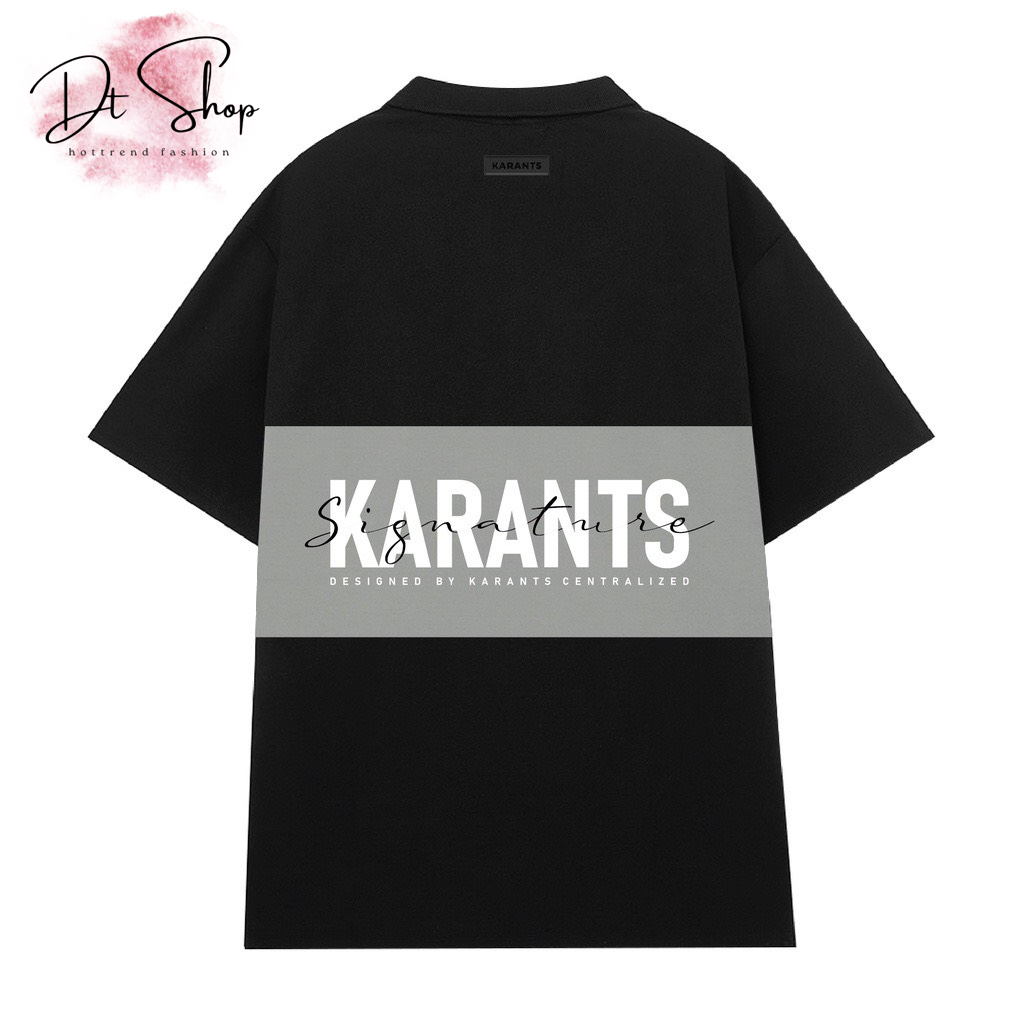 Áo Polo Karants Phối Xám,Polo Bassic nam nữ