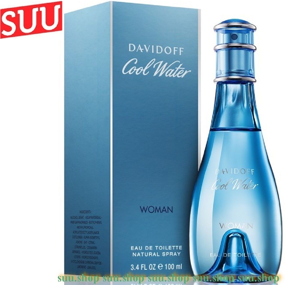 Nước Hoa Nữ 100ml Davidoff Cool Water Woman Chính Hãng.