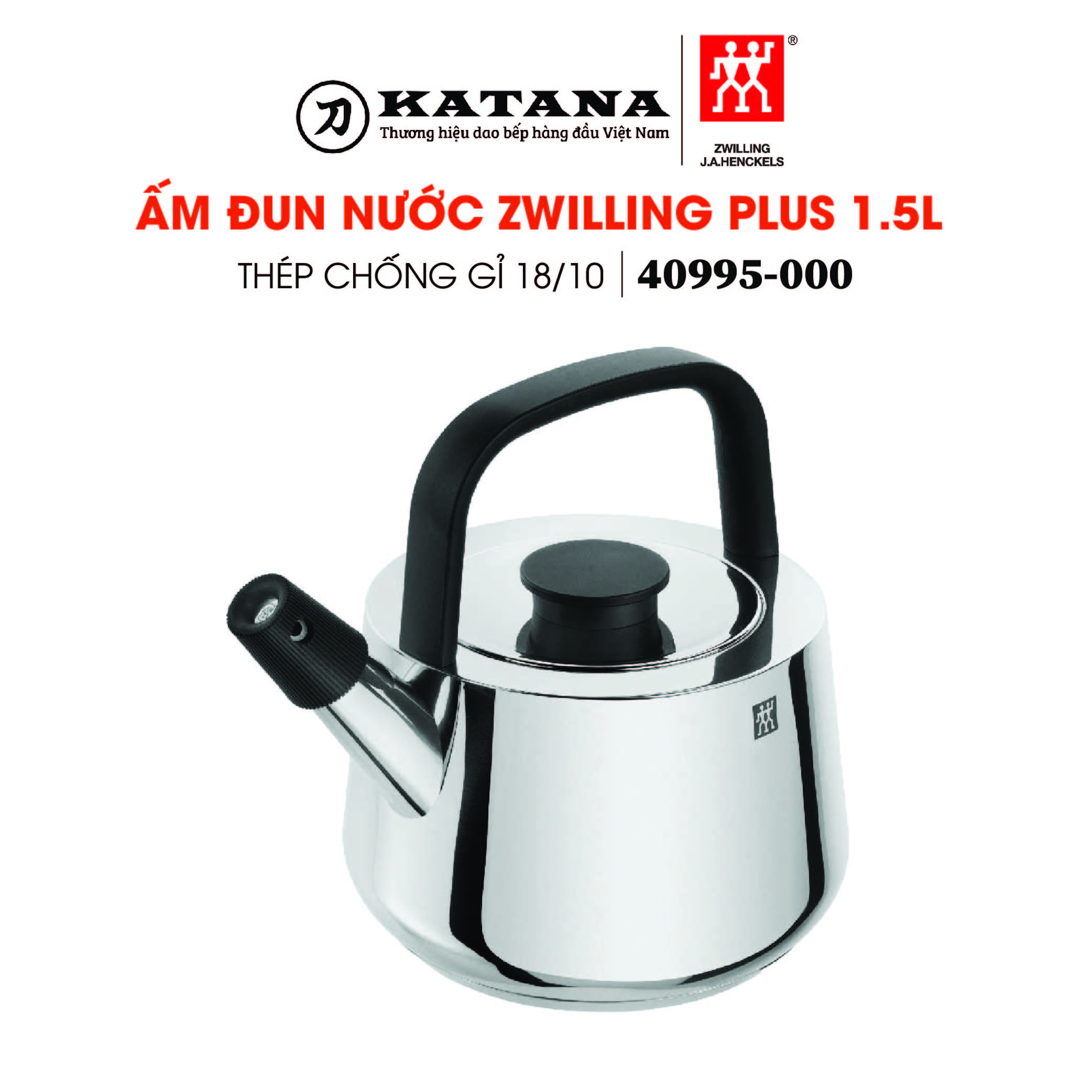 Zwilling - ấm đun nước zwilling plus - 1.5l