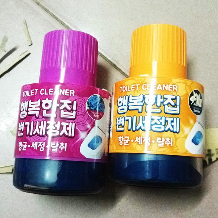 Combo 4 lọ cốc thả bồn cầu Hàn Quốc hương Lavender