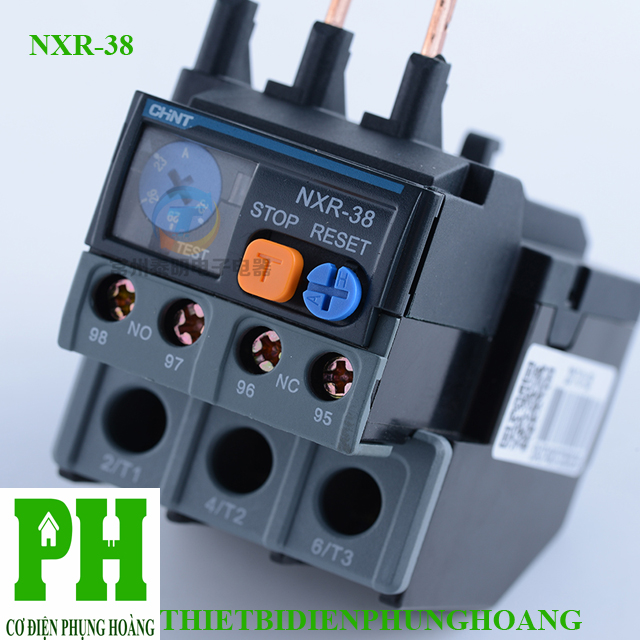 Rơ le nhiệt bảo vệ quá tải chint nxr-38