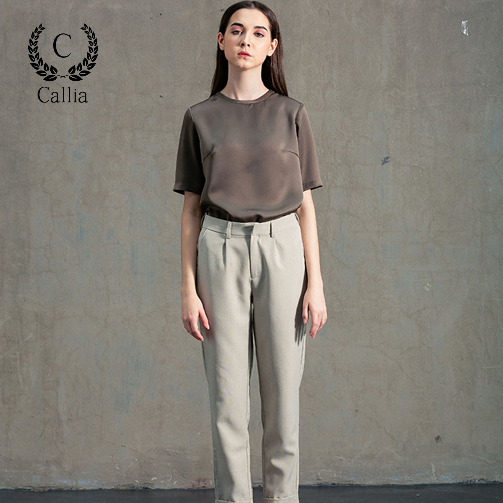 Quần ống suông nữ Callia thiết kế Callia Baggy