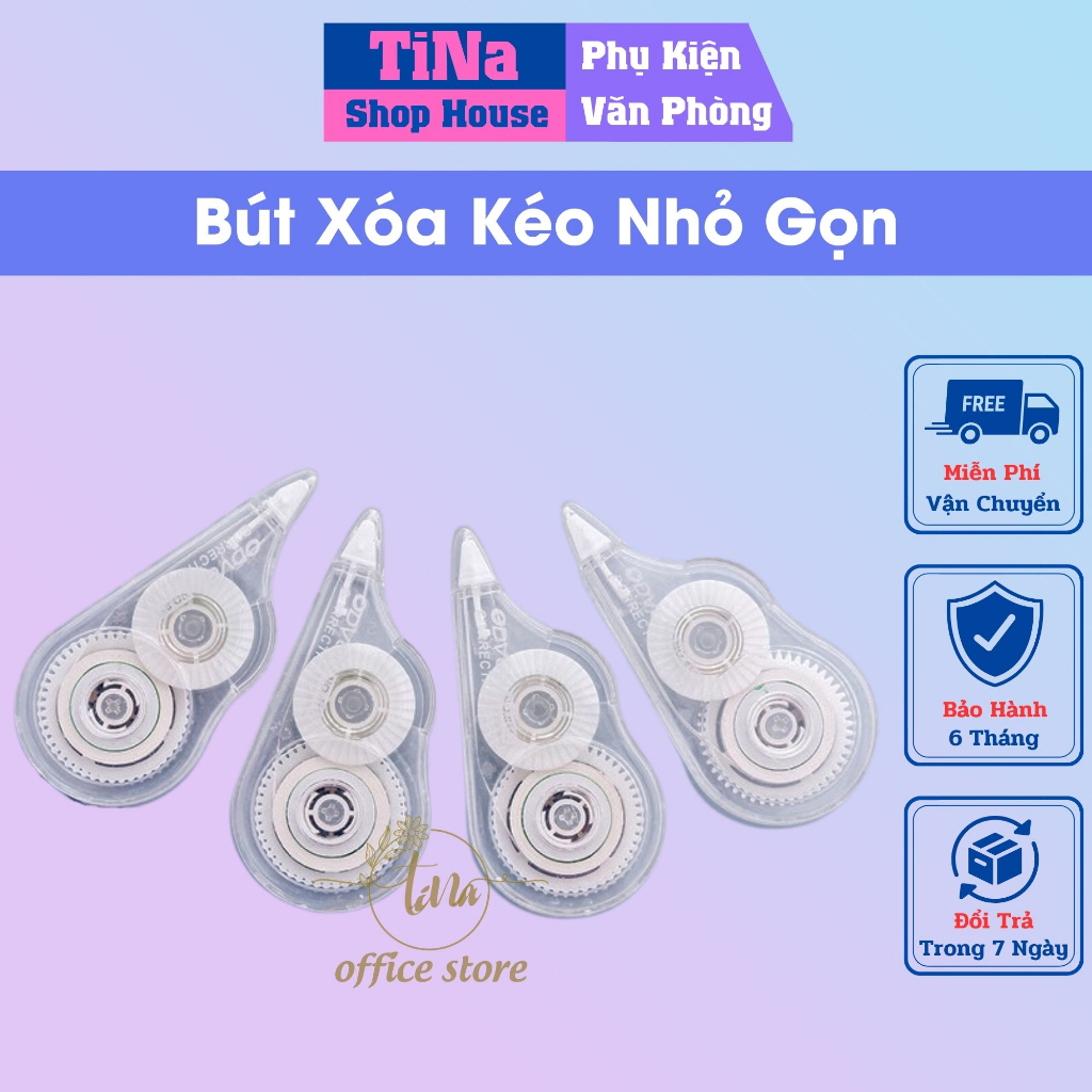 Bút Muji Xóa Kéo Phong Cách Nhật Bản , Băng Xóa Giấy Phong Cách Tối Giản