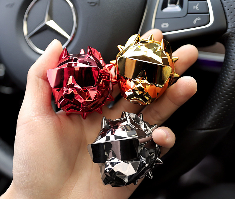 Nước Hoa Cài Cửa Gió Ô Tô - Thiết Kế Hình Đầu Chó Pitbull Sang Trọng