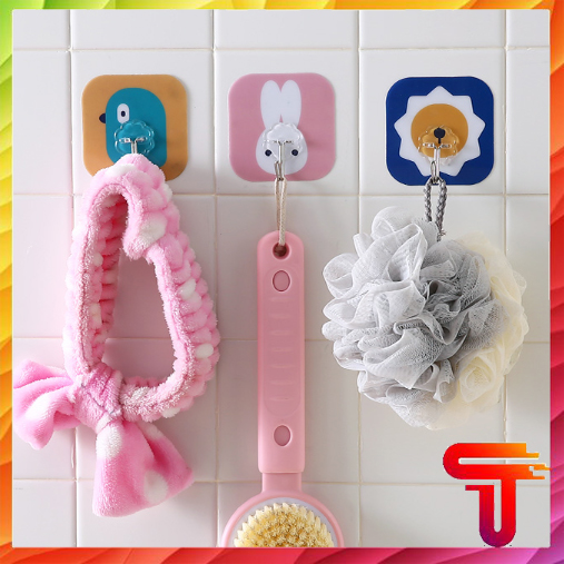 [GIÁ HỦY DIỆT] Combo 10 Móc Dán Siêu Dính Họa Tiết 3D