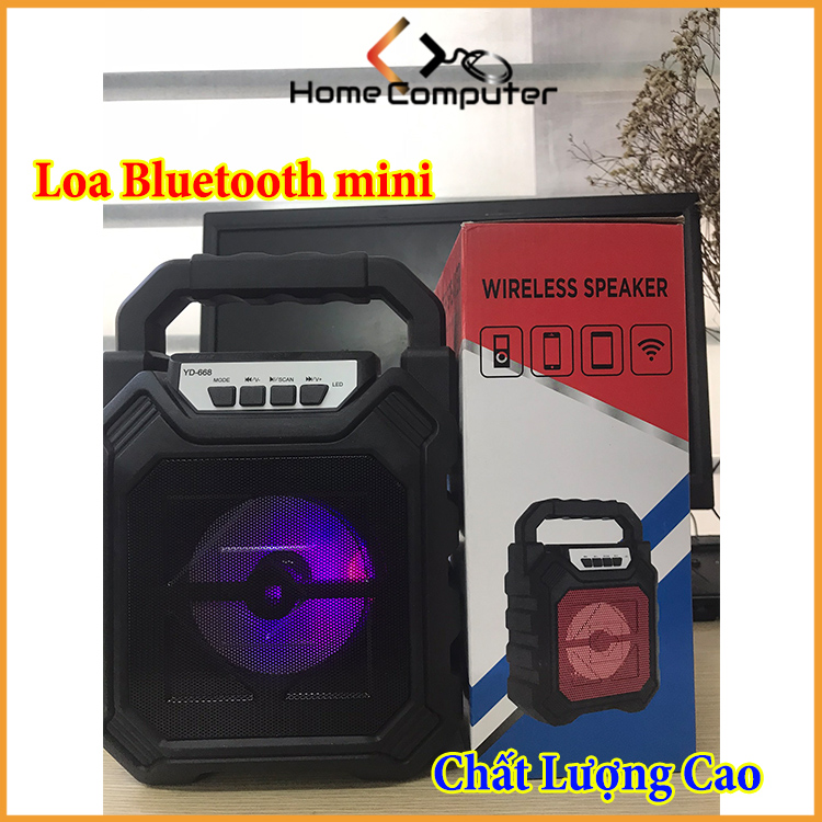 Loa Bluetooth, Loa Bluetooth Mini Nhỏ Gọn, đa năng Đèn Led sinh động, âm lượng lớn