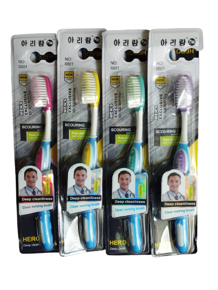 Bàn chải đánh răng lông mềm công nghệ Hàn Quốc combo 10 cây