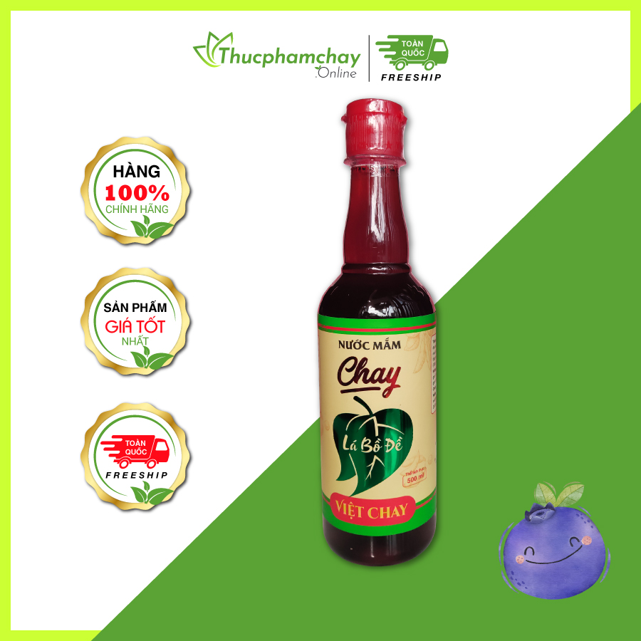 Nước mắm chay lá bồ đề 500ml