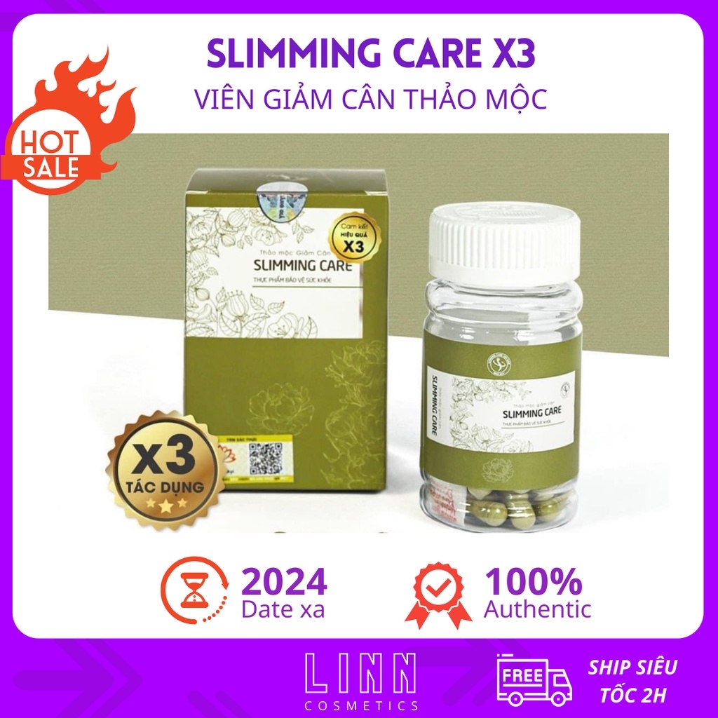 ☞✥﹊ [Mã LINGSB50 giảm 50K] Viên giảm cân thảo mộc Slimming Care X3 mới 2021 [HÀNG CHÍNH HÃNG 100 ]