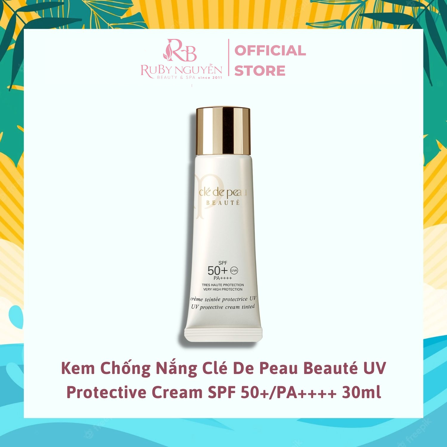 Kem Chống Nắng Clé De Peau Beauté UV Protective Cream SPF 50+ PA++++ 30ml