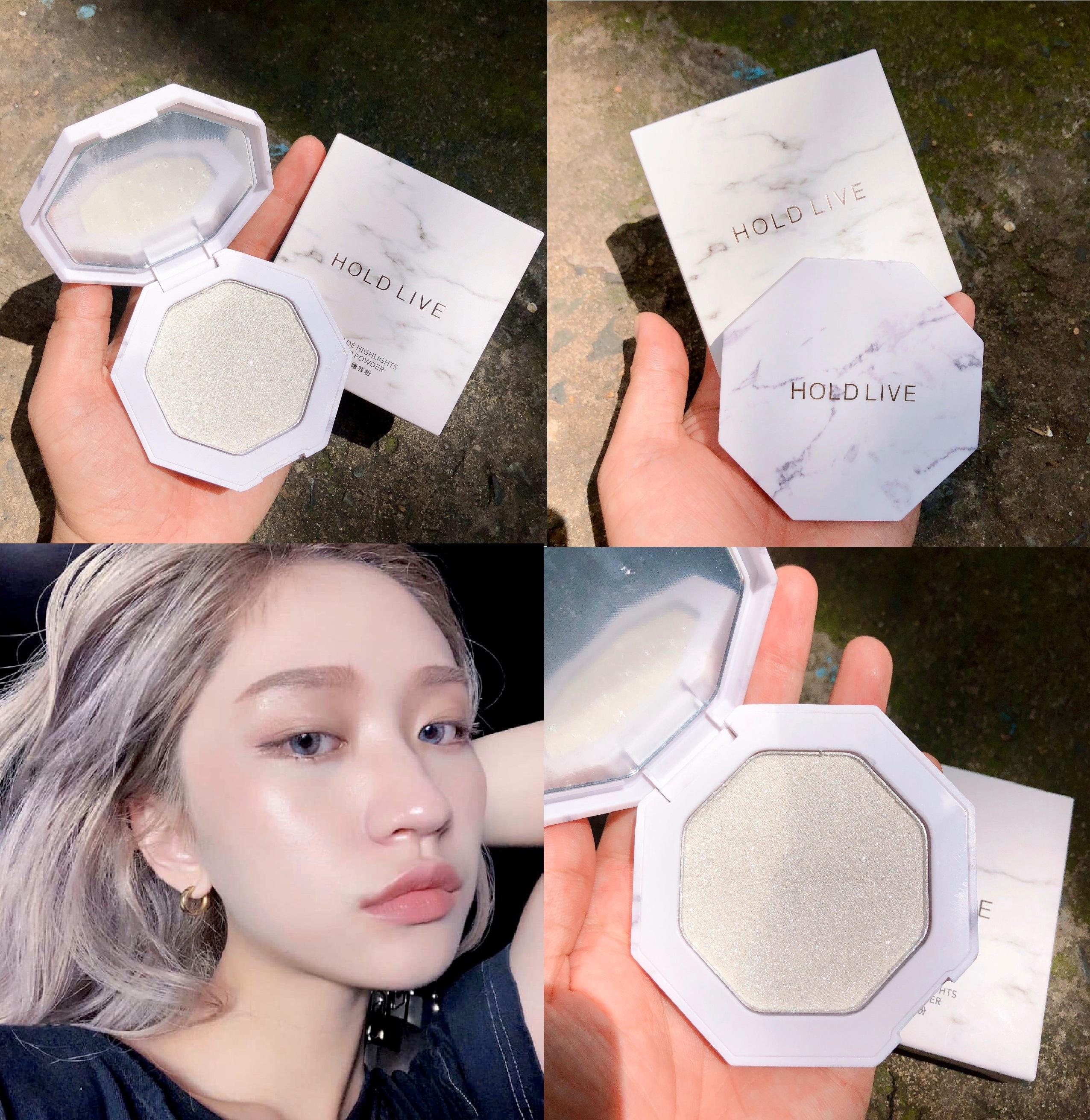 Phấn bắt sáng Hold Live Marble - Phấn phủ bắt sáng Hold Live Marble hàng nội Địa Trung