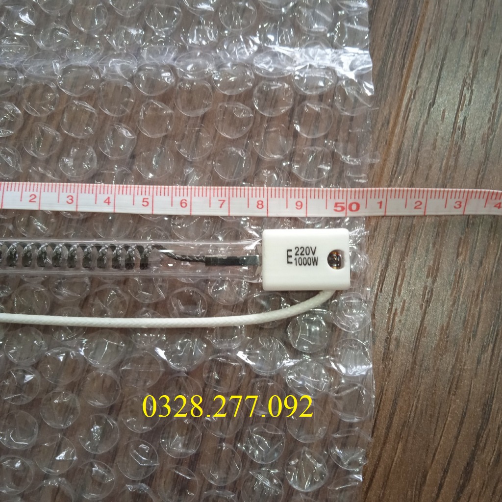 Đèn Sấy hồng ngoại 1000w 50cm 220V sợi cacbon
