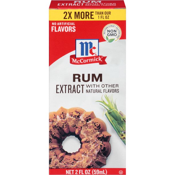 Tinh chất rum tự nhiên non-gmo mccormick rum extract, 59ml