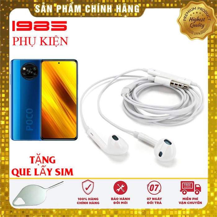 Tai Nghe Cho Xiaomi Poco X3 NFC Nghe Cực Hay