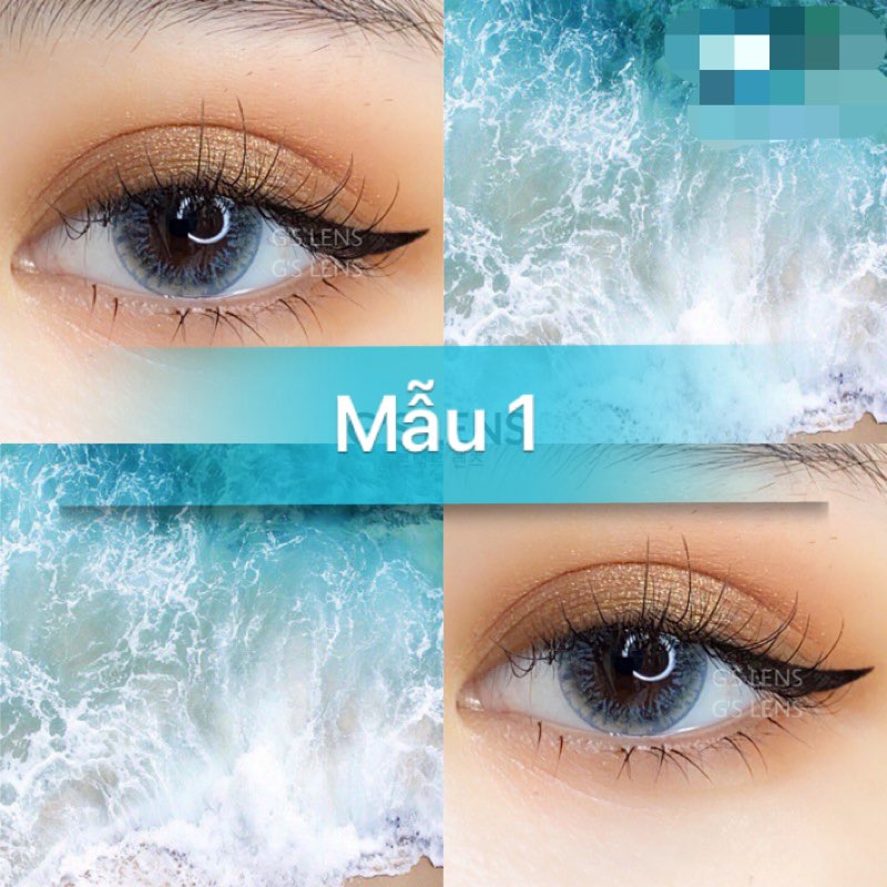 8 Mẫu lens xanh tây mới ra 2022 - sử dụng 1 năm tặng kèm khây đựng