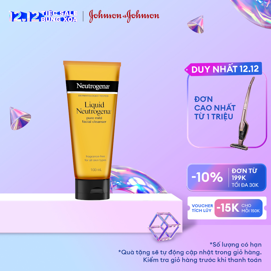Nước rửa mặt neutrogena dịu nhẹ 100ml - 101113250