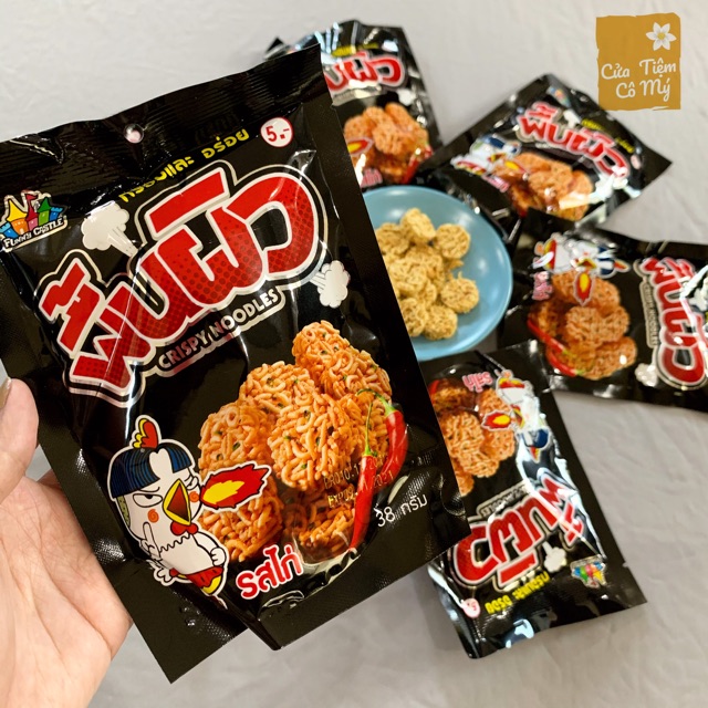 [COMBO 12 GÓI] Snack mì đen thái lan vị cay ăn liền-ăn vặt -siêu ngon - MÌ ĂN SỐNG