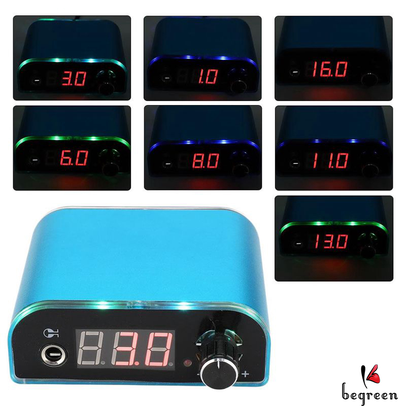 Nguồn máy xăm tattoo LCD-có chế độ rảnh chân