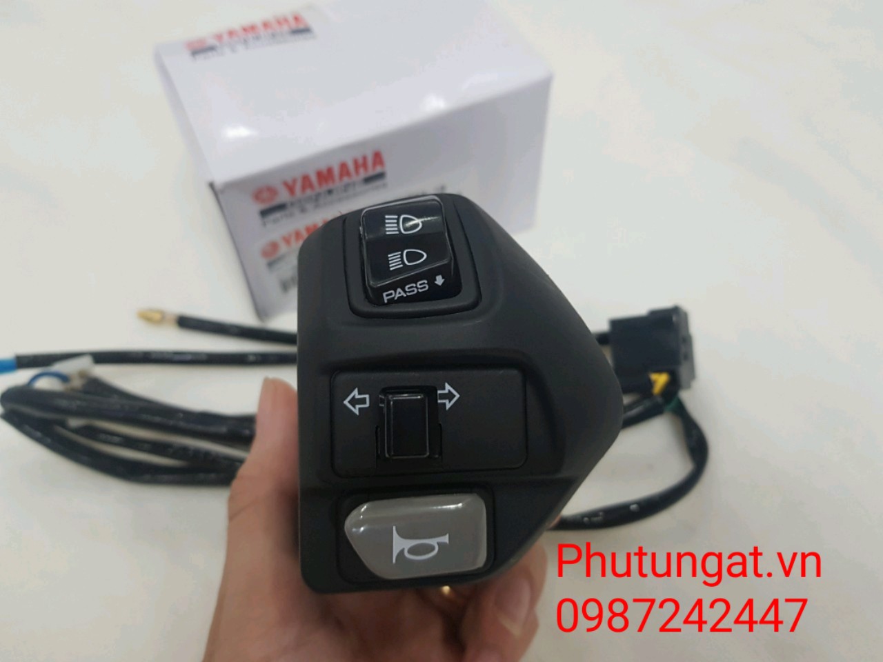 [HCM]Cùm Trái zin NVX MOD passing SH cho các dòng xe Yamaha ( EX135 Nouvo 4/5/6 Luvias NVX...)