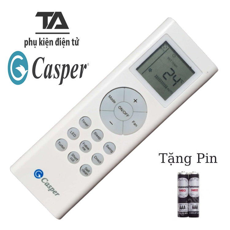 Remote máy lạnh Casper ✔ Điều khiển điều hòa Casper