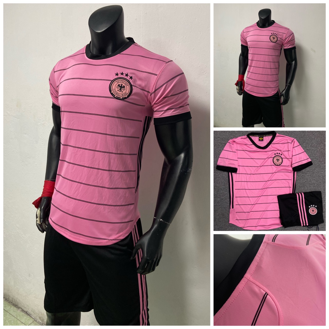 [HÀNG ĐẸP SALE NHẸ]Áo Bóng Đá ĐỨC Fan Jersey hồng 2019 - 2020