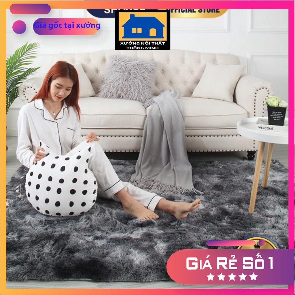 Thảm Lông Trải SànThảm trải nền nhà phòng ngủ văn phòng khách sạn (mặt sau có chống trơn)