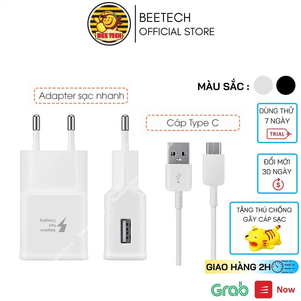 Sạc nhanh samsung s9, Bộ sạc Samsung chân Type C chính hãng - Beetech