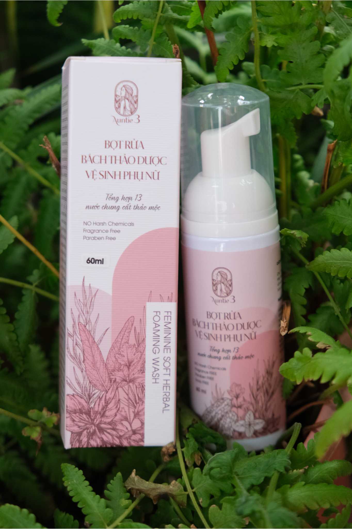 Bọt rửa bách thảo dược vệ sinh phụ nữ 60ml