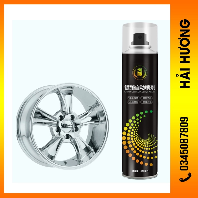 Xịt phủ màu INOX công nghệ NANO mạ bạc tráng gương chai xịt làm mới inox sơn bóng như inox chống gỉ sét