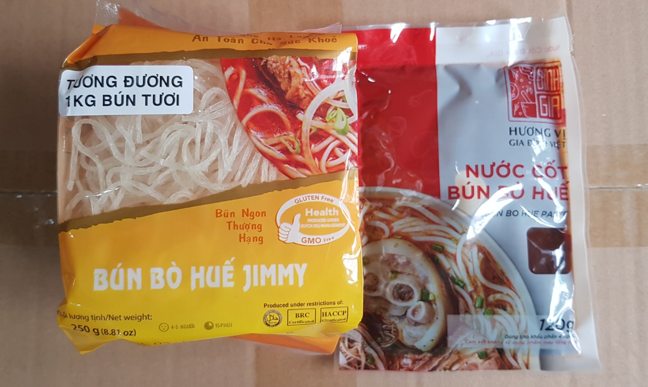 Combo Bún và Nước cốt Bún bò Đỉnh Gia