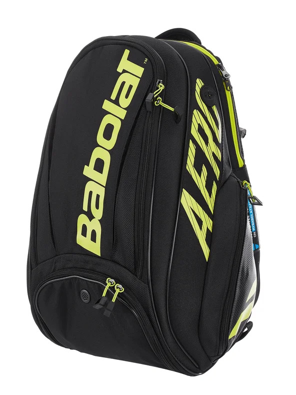 Balo BABOLAT Pure Aero backpack back yelow mẫu mới màu đen