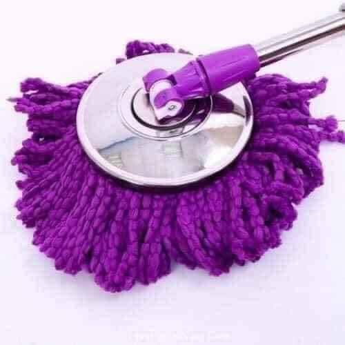 CÂY CHỔI LAU NHÀ XOAY 360 ĐỘ màu tím