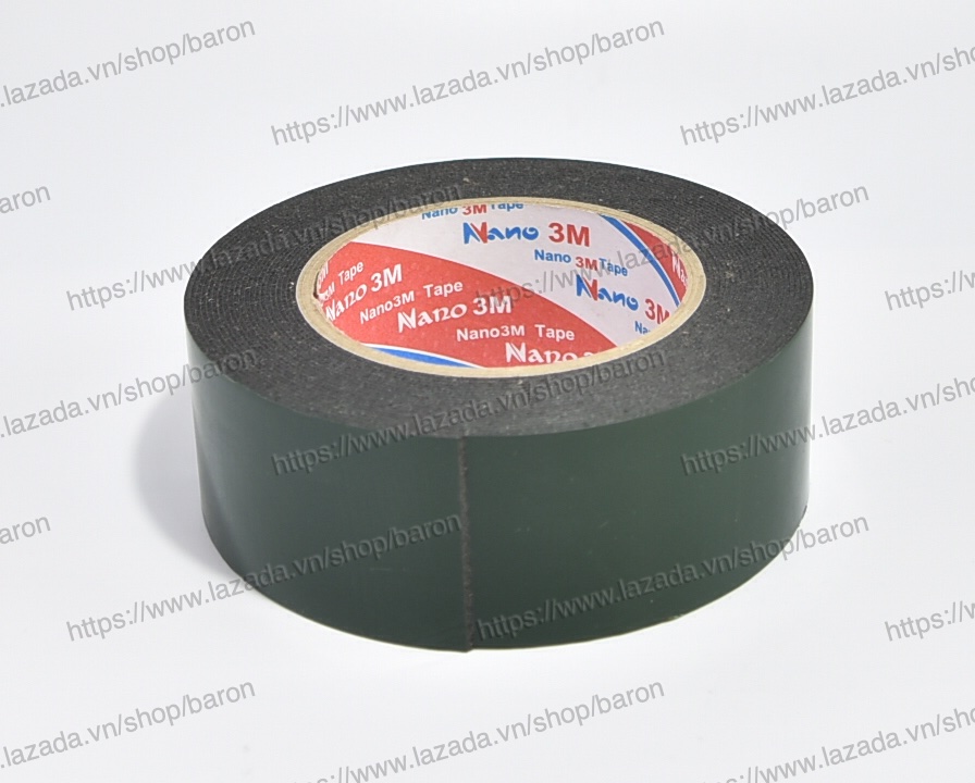 1 khoanh băng keo xốp xanh đen 2 mặt 5f