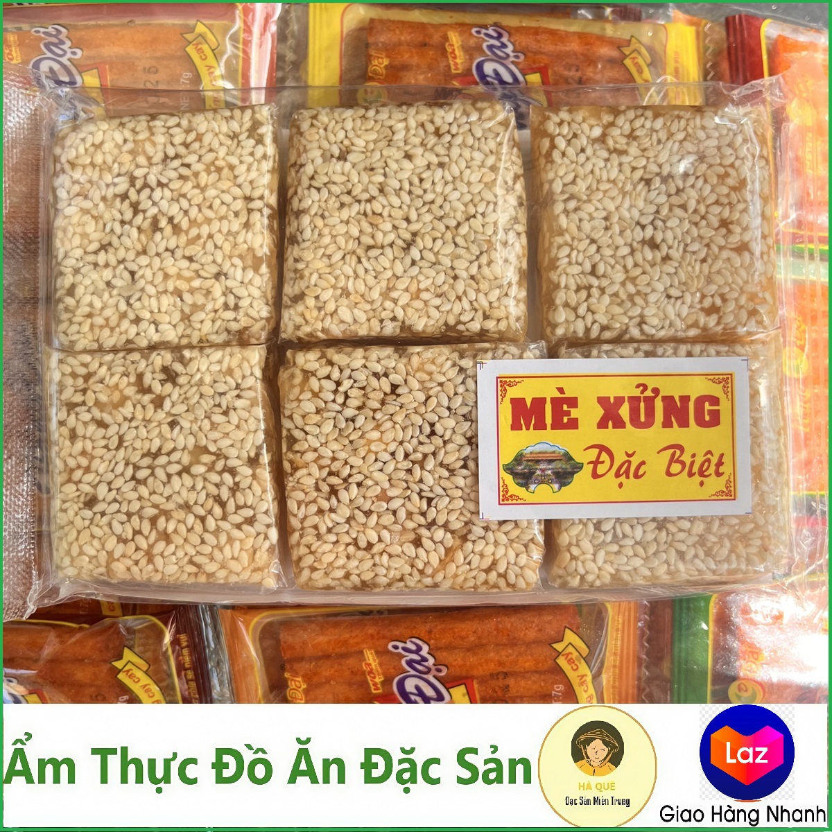 Kẹo Mè Xửng Đặc Sản Huế ,Mè Xửng Huế 200gr - Ẩm Thực Đồ Ăn Đặc Sản