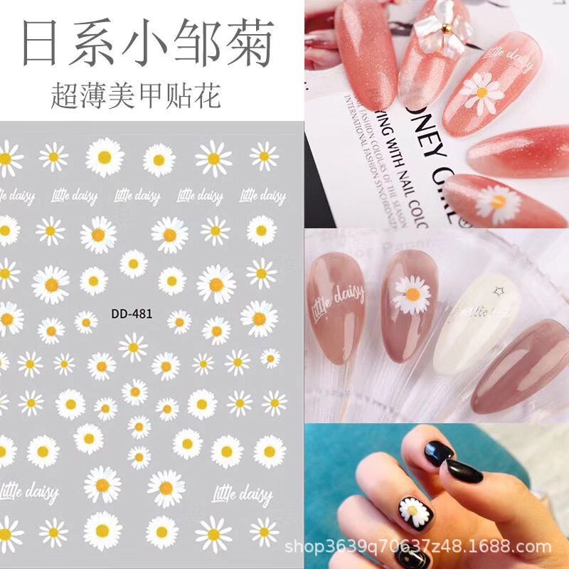 STICKER DÁN MÓNG CHỦ ĐỀ HOA 2