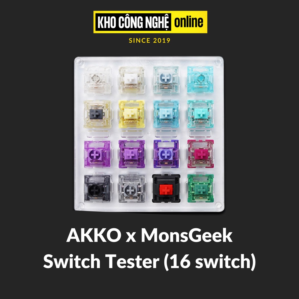 Bộ AKKO x MonsGeek Switch Tester dành cho bàn phím cơ