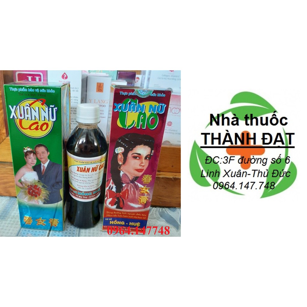 Xuân nữ cao cơ sở Hồng huệ chai 300ml
