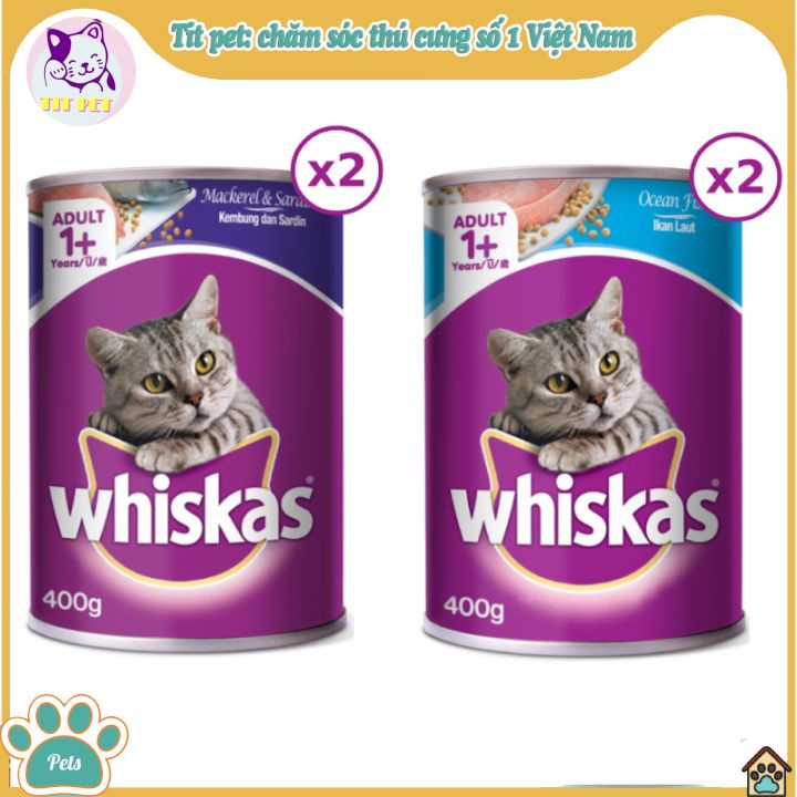 Pate cho mèo - pate whiskas lon- 400g