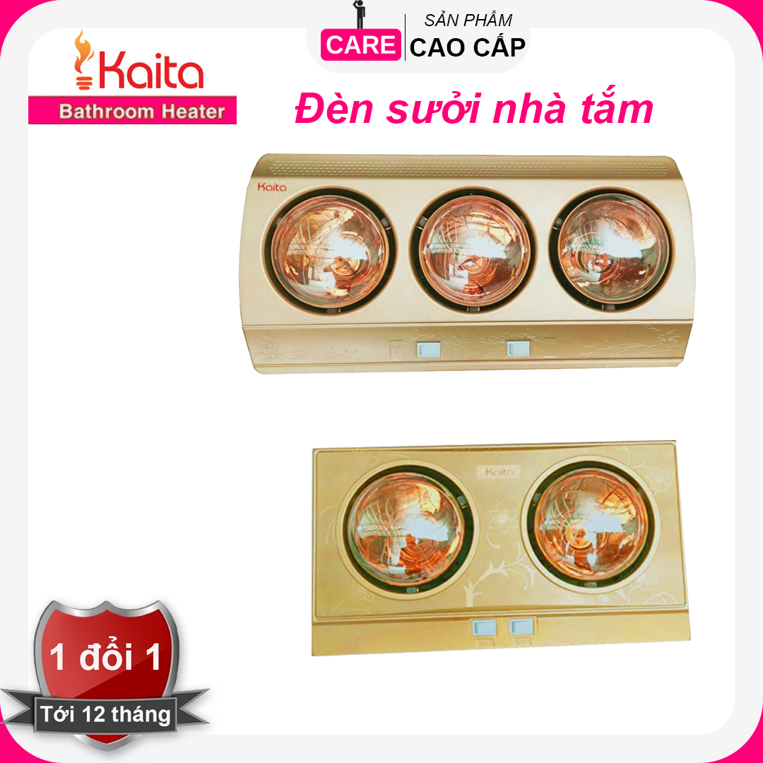 Đèn sưởi nhà tắm kháng nước, chống lóa, nóng nhanh