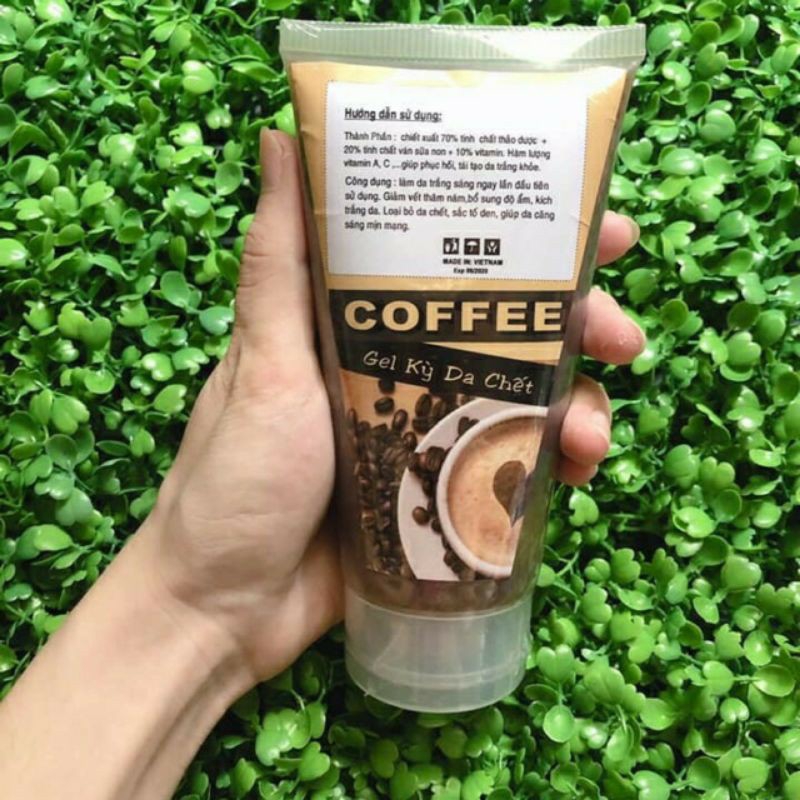 [HCM]GEL TẨY TẾ BÀO CHẾT FACE VÀ BODY CAFE.
