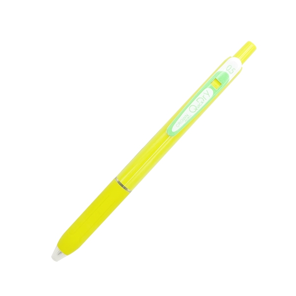 Bút gel crown bc-017 0.5mm - mực xanh - thân xanh lá