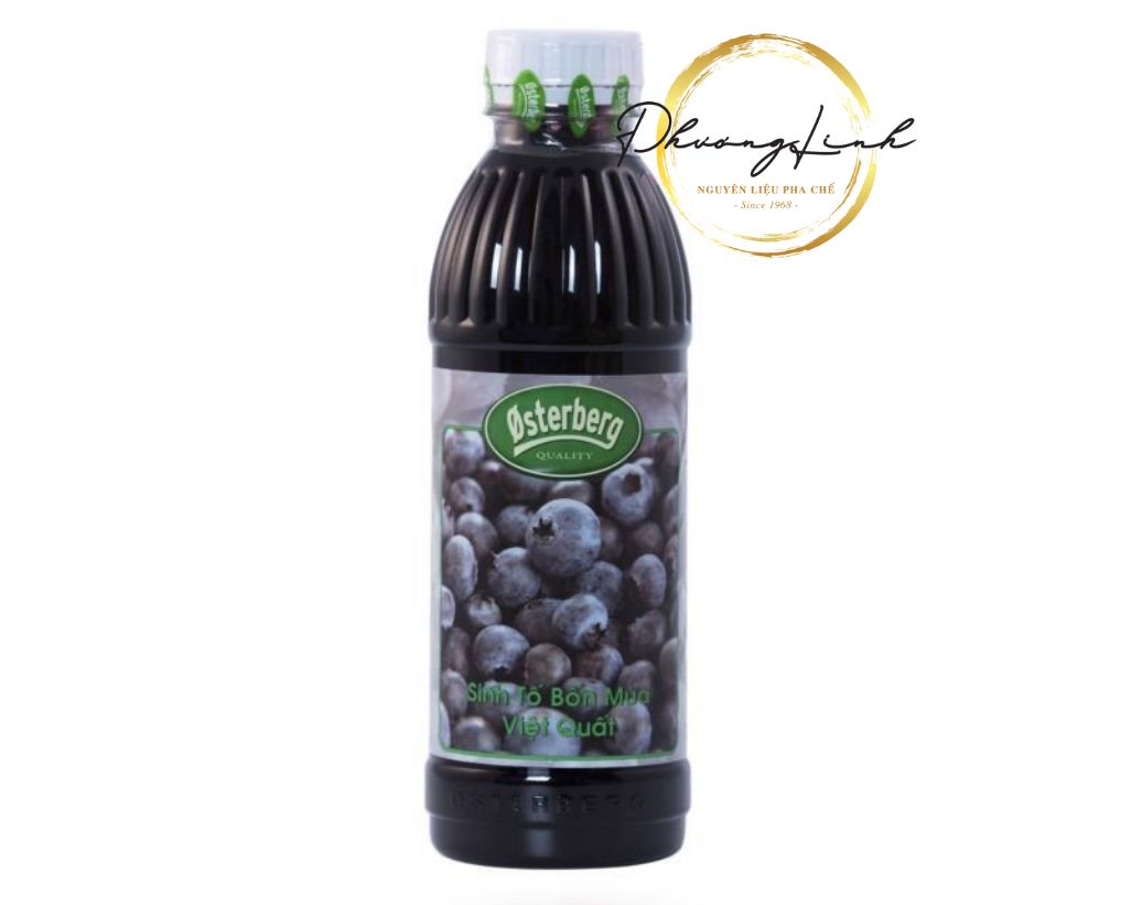 Sinh tố hiệu osterberg vị việt quất thể tích chai 1000ml đúng như mô tả 100%