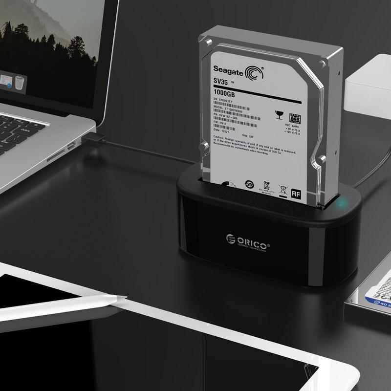 Dock gắn thêm ổ cứng cho máy tính, hỗ trợ 12TB, Usb 3.0