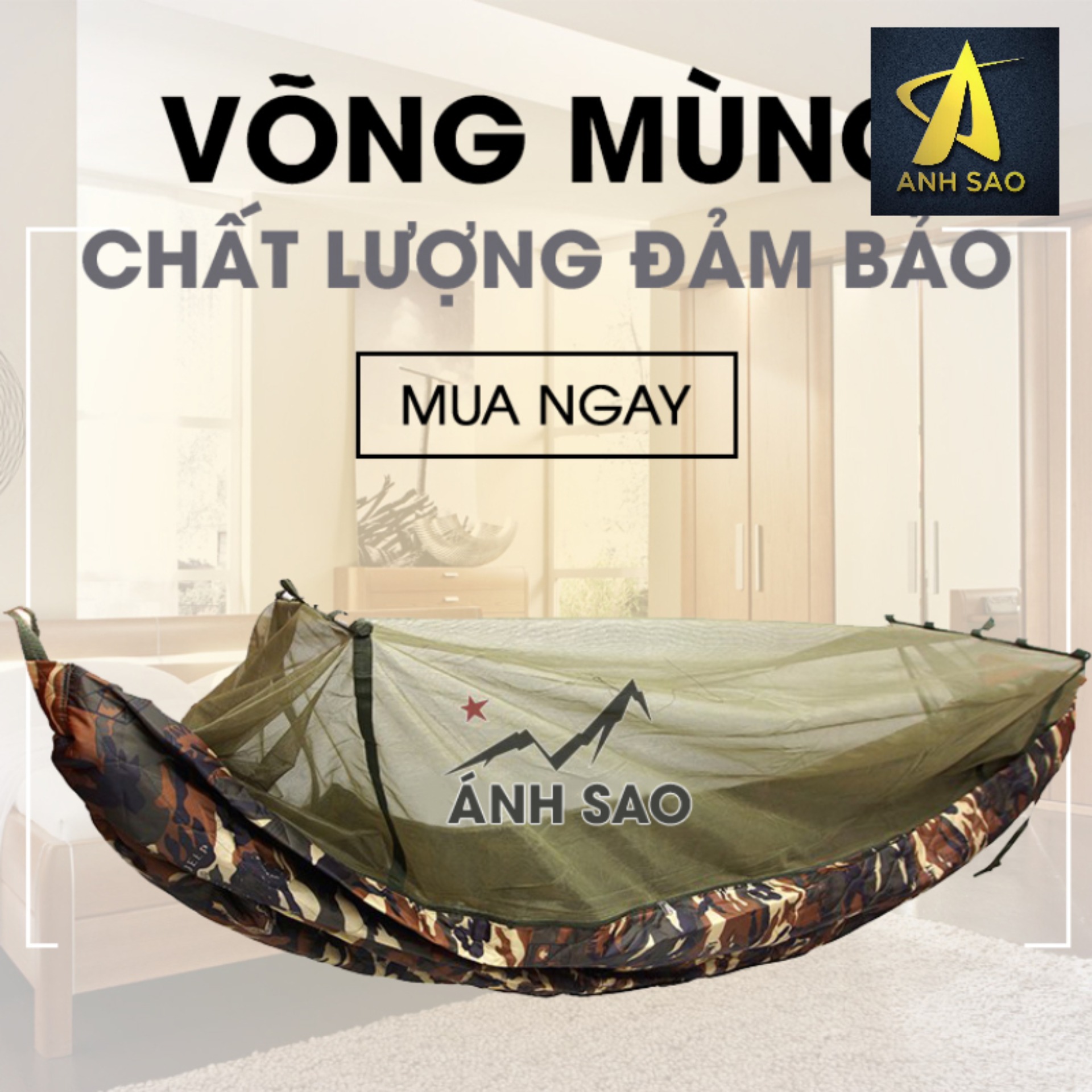 Võng mùng xếp gọn họa tiết rằn ri 2 in 1 chống muỗi 3 lớp, vài dù cực chắc chắn,nhỏ gọn tiện dụng ( BẢO HÀNH 1 ĐỔI 1)