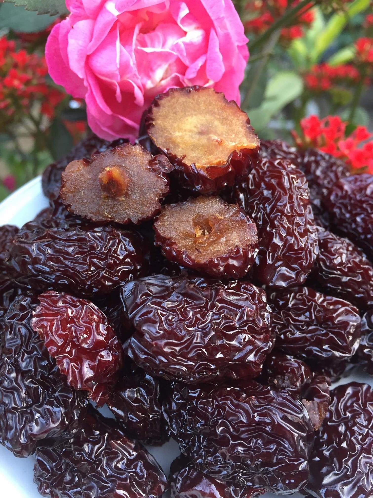 Táo tàu sên đông y túi zip 500gr! táo đen dẻo không đường nhà làm chuẩn ngon sạch