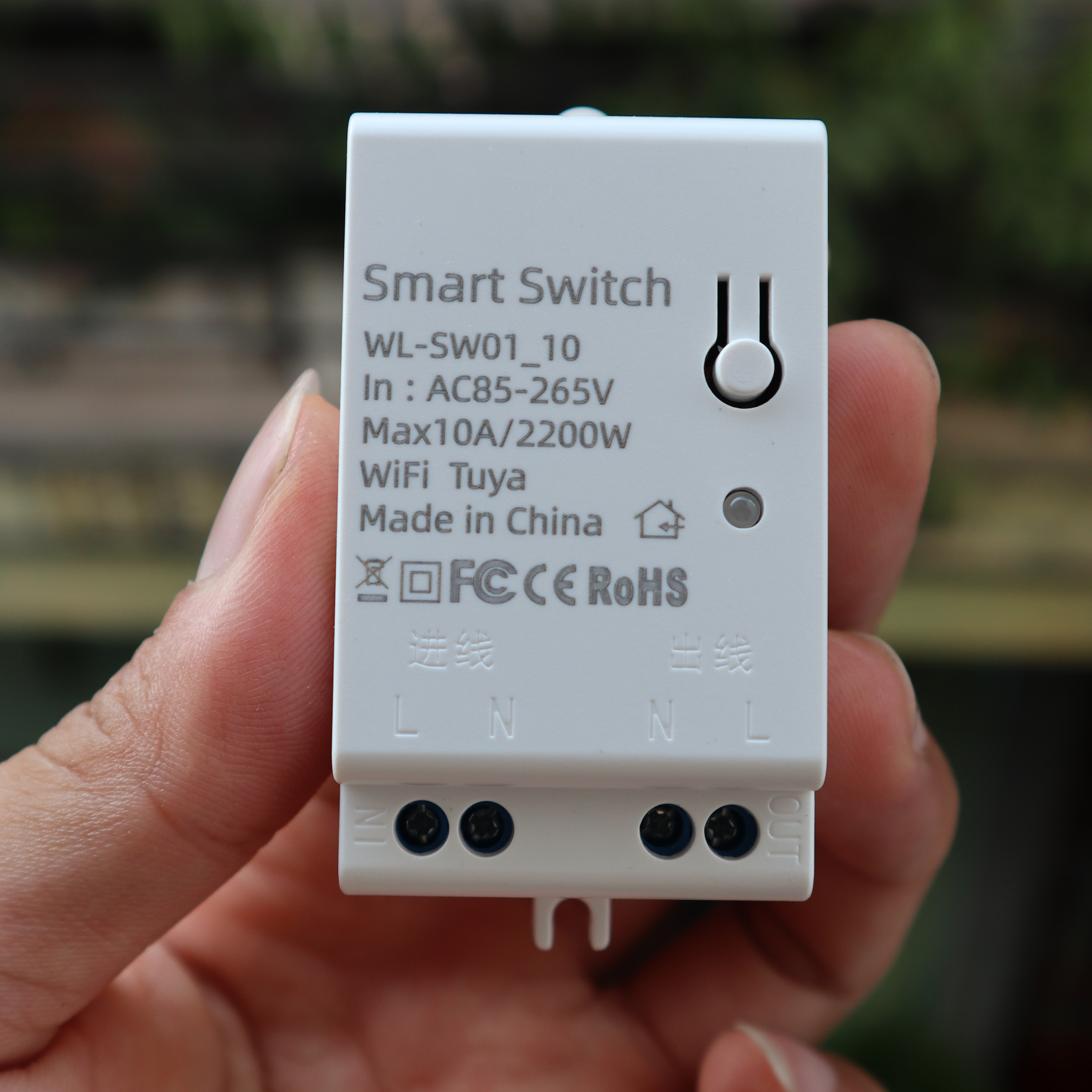 Công Tắc Wifi Điều Khiển Từ Xa Tuya Basic, bật tắt đèn qua điện thoại loại 10A