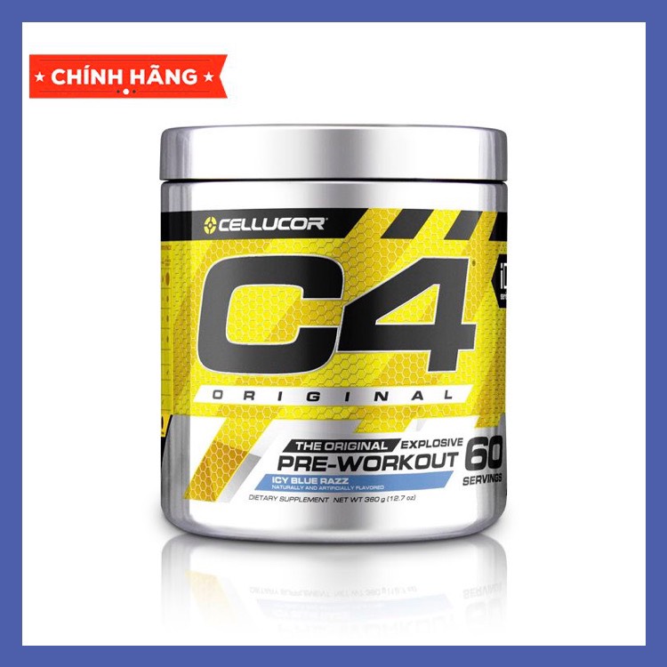 Pre workout c4 - 60 serving hỗ trợ tăng sức mạnh c4 cellucor
